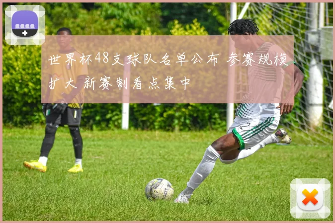 世界杯48支球队名单公布 参赛规模扩大 新赛制看点集中