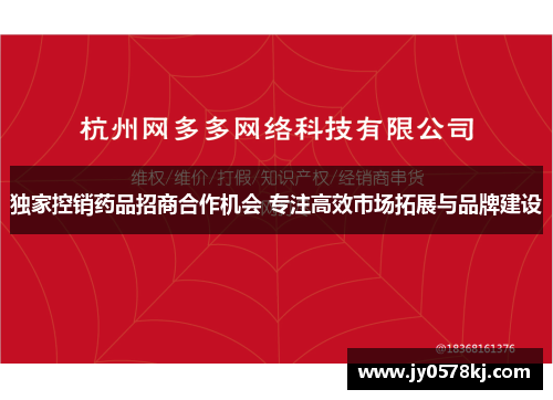 独家控销药品招商合作机会 专注高效市场拓展与品牌建设